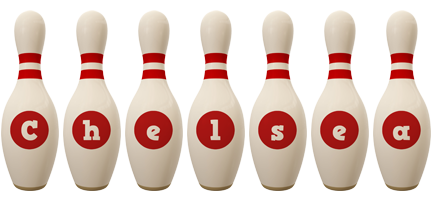 chelsea bowling-pin logo