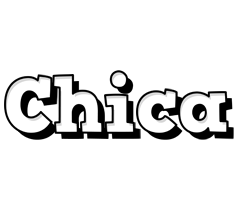 chica snowing logo