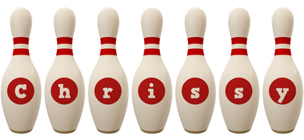 chrissy bowling-pin logo