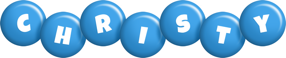christy candy-blue logo