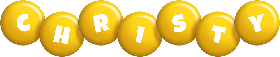 christy candy-yellow logo