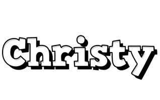 christy snowing logo
