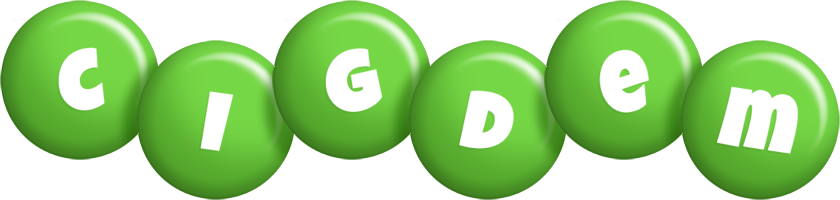 cigdem candy-green logo