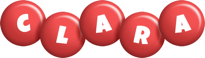 clara candy-red logo