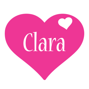 clara love-heart logo