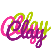 clay flowers logo