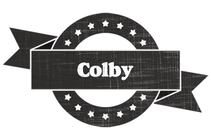 colby grunge logo