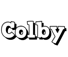 colby snowing logo