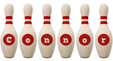 connor bowling-pin logo