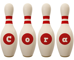 cora bowling-pin logo