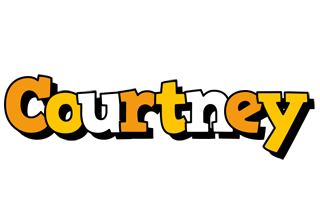 courtney cartoon logo