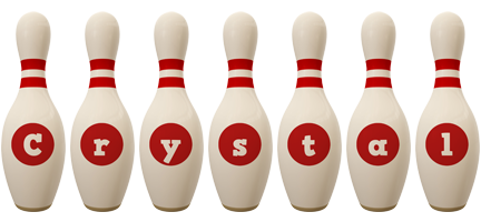 crystal bowling-pin logo