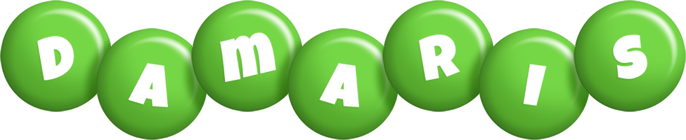 damaris candy-green logo