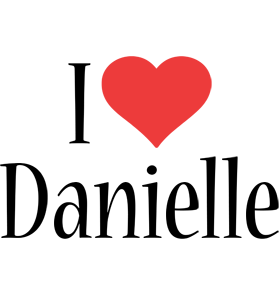 danielle i-love logo