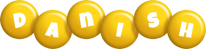 danish candy-yellow logo