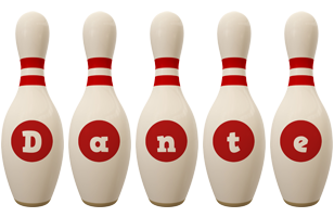 dante bowling-pin logo
