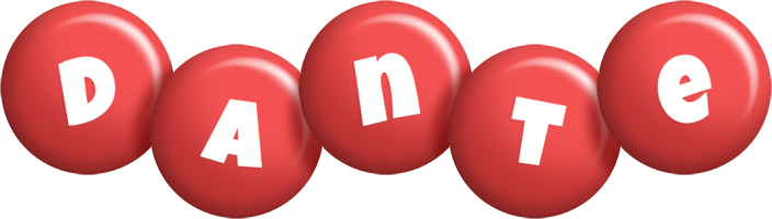 dante candy-red logo