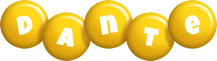 dante candy-yellow logo