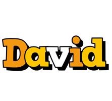 david cartoon logo