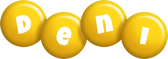 deni candy-yellow logo
