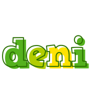 deni juice logo