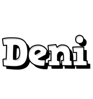 deni snowing logo