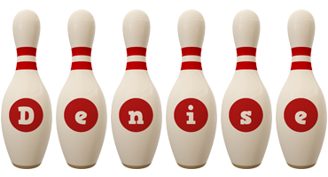 denise bowling-pin logo
