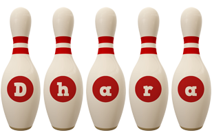 dhara bowling-pin logo