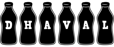 dhaval bottle logo