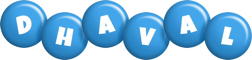 dhaval candy-blue logo