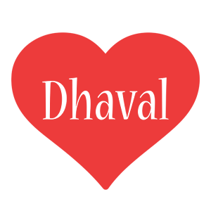 dhaval love logo
