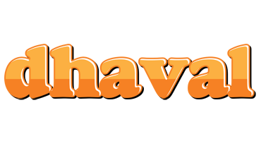 dhaval orange logo