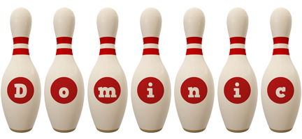 dominic bowling-pin logo