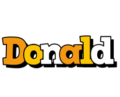 donald cartoon logo