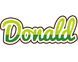 donald golfing logo