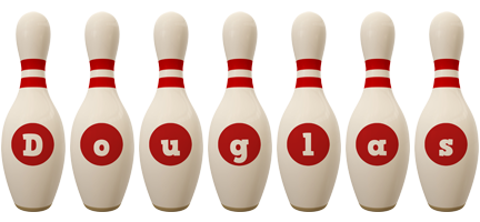 douglas bowling-pin logo