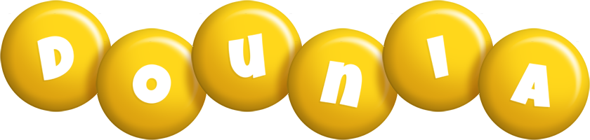 dounia candy-yellow logo