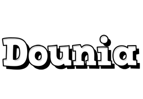 dounia snowing logo