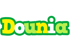 dounia soccer logo