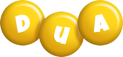 dua candy-yellow logo
