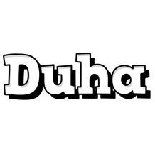 duha snowing logo