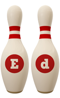 ed bowling-pin logo