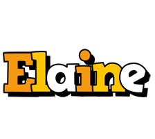 elaine cartoon logo