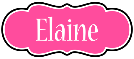 elaine invitation logo