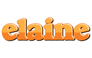 elaine orange logo