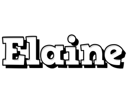 elaine snowing logo