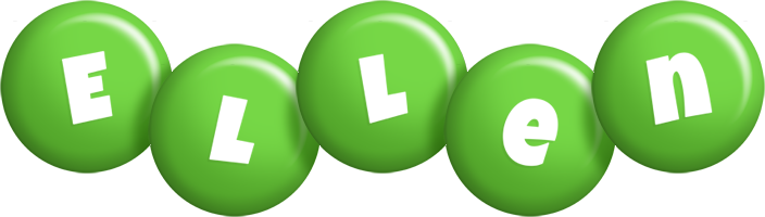 ellen candy-green logo