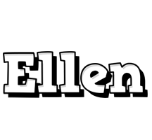 ellen snowing logo