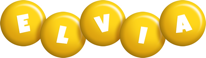 elvia candy-yellow logo