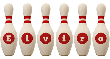 elvira bowling-pin logo